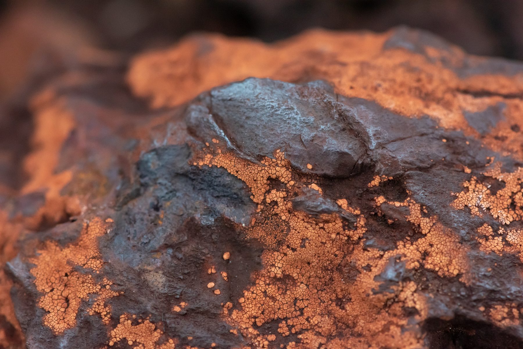 Metallic ore texture as an industrial raw material